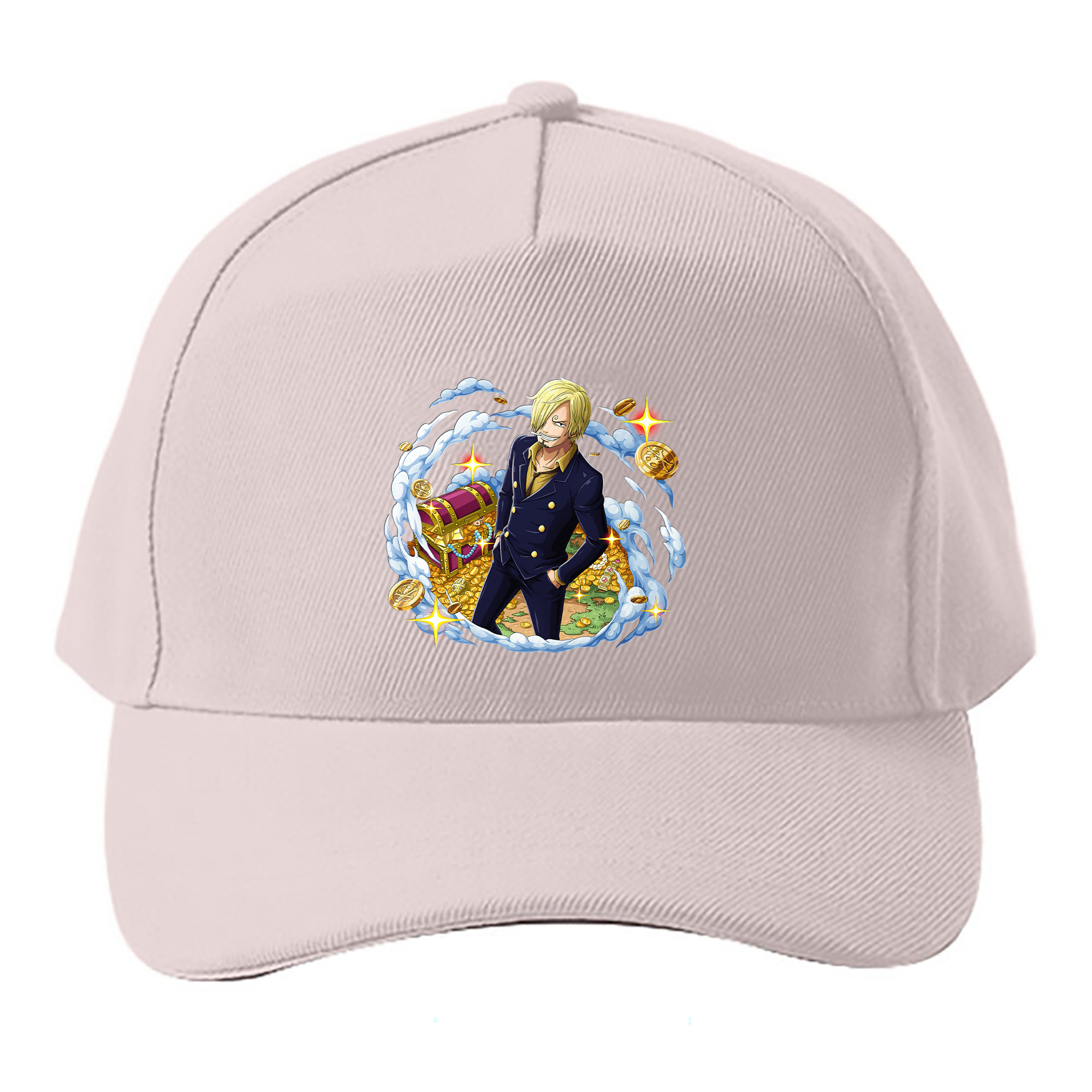（画像用） ワンピース サンジ ONE PIECE Sanji ベースボールキャップ 綿100％ 男女兼用 帽子 スポーツ